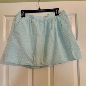 Seersucker skirt